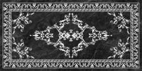 SG592702R Декор Риальто Серый тёмный декорированный лаппатированный 238.5x119.5